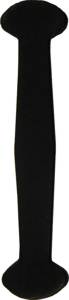 T-289 4 1/2" Black Leather Trunk Handle